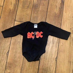AC/DC baby romper